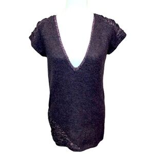 Stile Benetton Metallic Trim Sweater